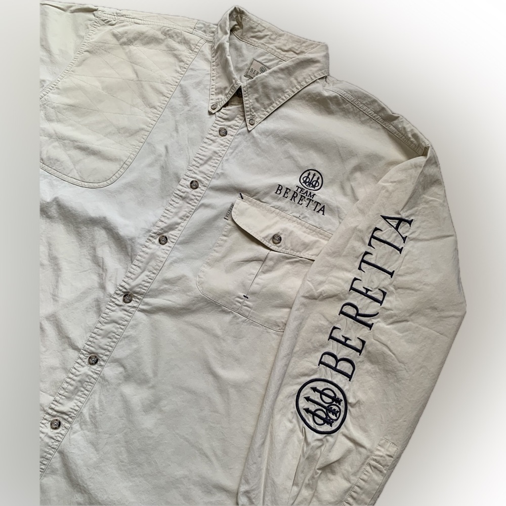Beretta TEAM BERETTA TM Tech Hunting beige, tan Long-Sleeve shooting Shirt XXL